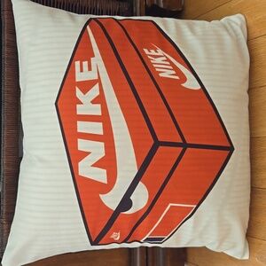 Custom Made Throw "Nike Box" Pillow Case Size 15.5x15.5" (Pillow NOT Included)